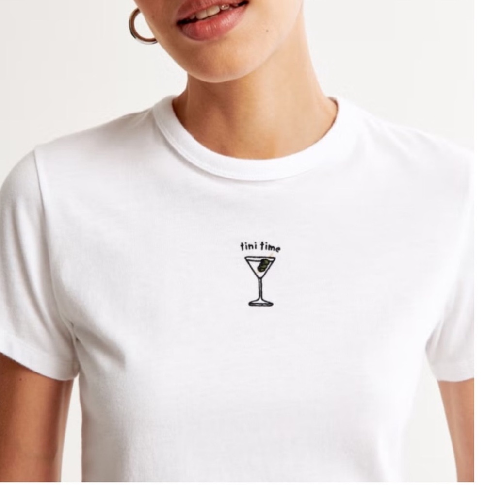 Abercrombie and Fitch Tini Time Embroidered shirt xs